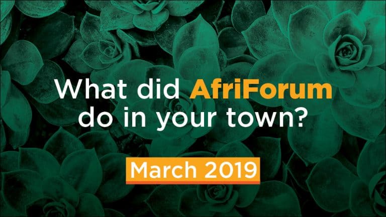 Afriforum- Success: March 2019