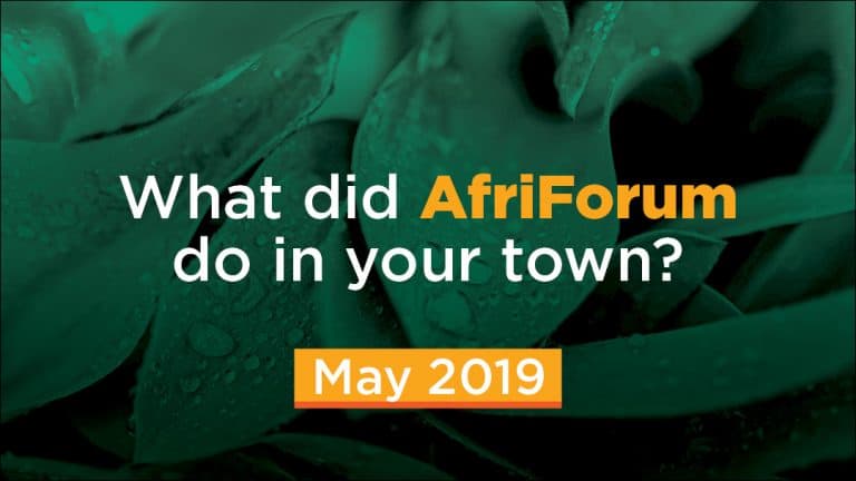 Afriforum- Success: May 2019