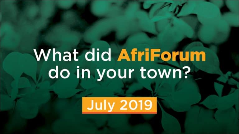 AFRIFORUM- SUCCESS: JULY 2019