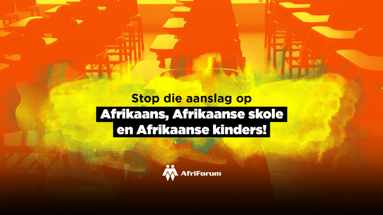 Stop die aanslag teen Afrikaans, Afrikaanse skole en Afrikaanse kinders!