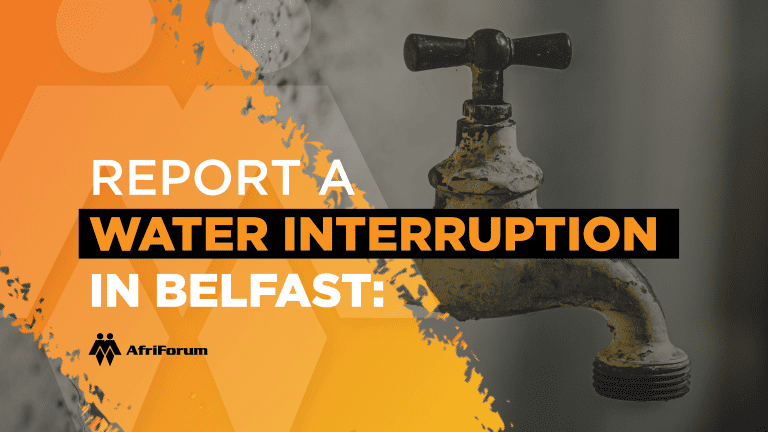 Report a water interruption in Belfast