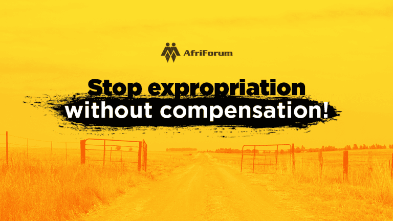 Stop expropriation without compensation!