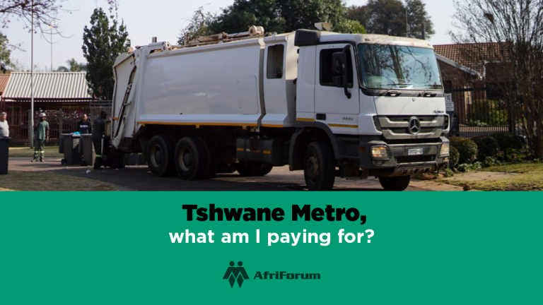 Tshwane Metro, what am I paying for?