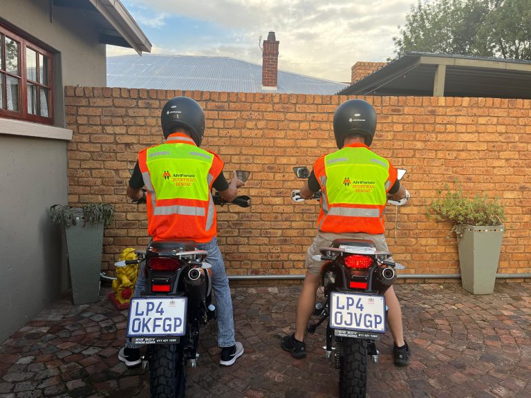 Smallholdings now even safer thanks to Benoni branch’s new motorcycles